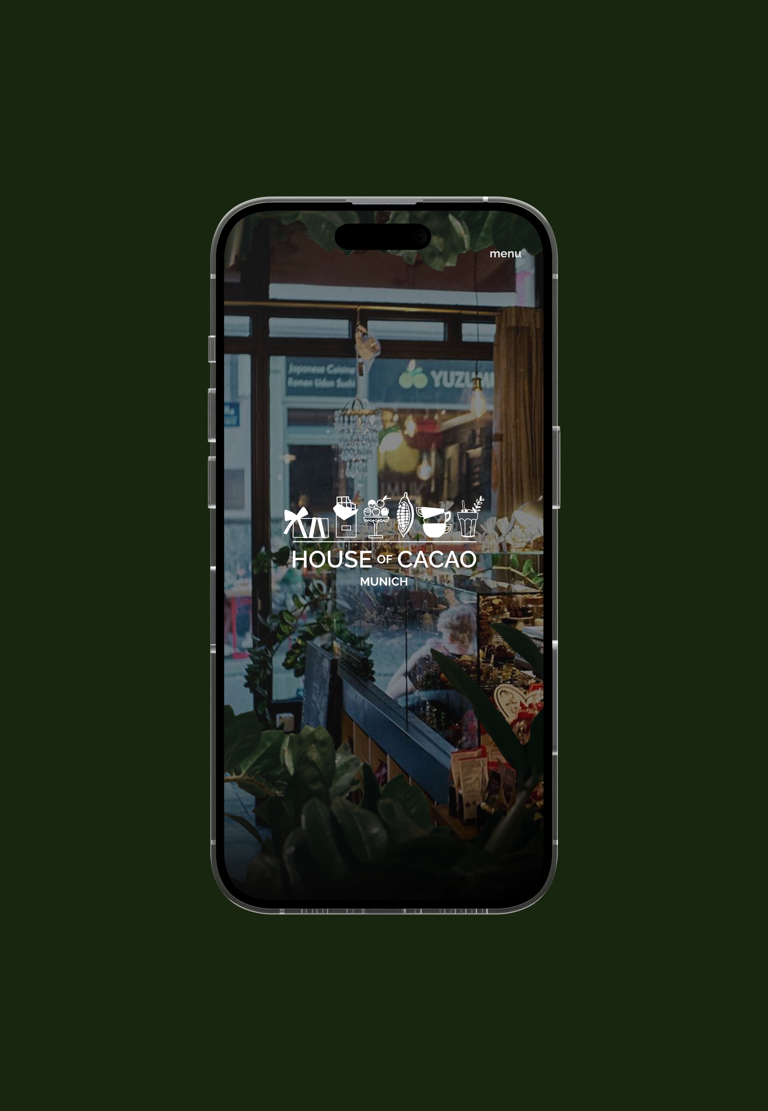 House Of Cacao Iphone Mockup